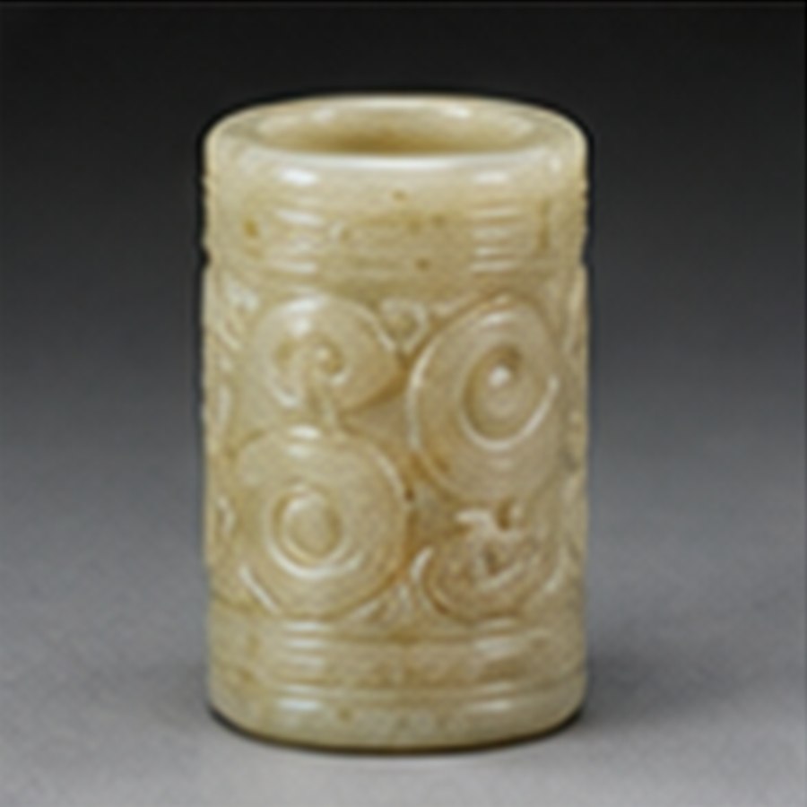 馆藏级白玉莲花手串 · 陈设雅致